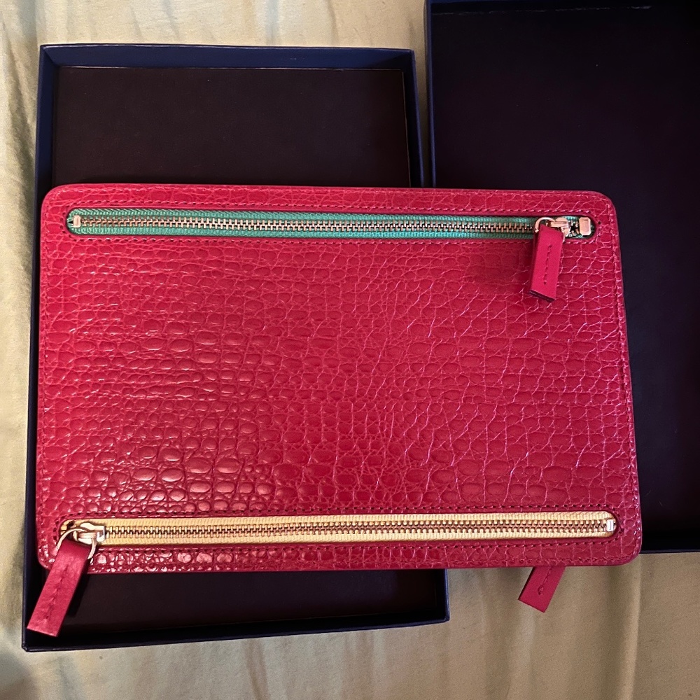 Royce New York four zip travel organizer